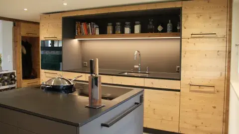 Küche und Garderobe Altholz Fichte 
