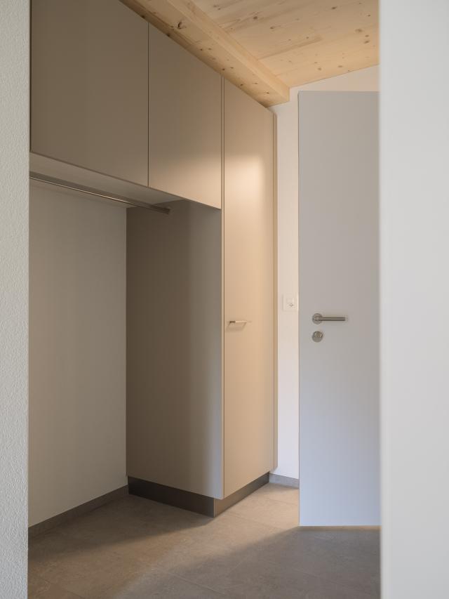 Hauri AG Staffelbach, Garderobe Neubau MFH
